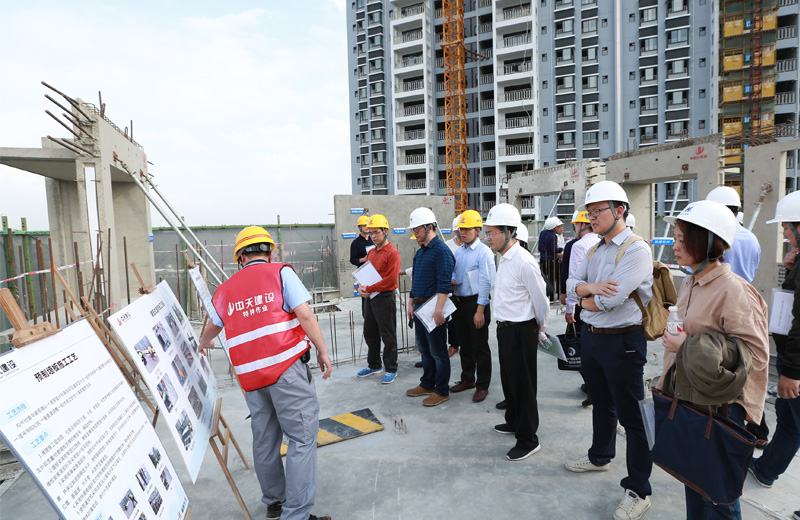 2018年12月6日，广西区首个住宅装配式建筑观摩会在K8凯发官网入口,凯发k8国际官网登录,凯发平台k8八建南宁兴宁·K8凯发官网入口,凯发k8国际官网登录,凯发平台k8果项目顺利召开。